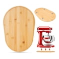 thumbnail image 2 of Mixer Sliding Slider Compatible Bowl Lift Mixer - Bamboo Kitchen Countertop Storage Mover Sliding Caddys Moving Tray, 2 of 5