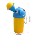 thumbnail image 2 of 17 Oz Urine Bottle Portable Emergency Urinal Bucket for Camping Travel and Car Road Trips with Reusable Design Yellow, 2 of 2