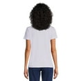 thumbnail image 5 of RealSize Women's Lace V-Neck Tee with Short Sleeves, Sizes XS-XXXL, 5 of 6