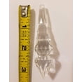 thumbnail image 3 of 80mm 3" Large Teardrop Clear Crystal Faceted Chandelier Beads (Pack of 12), 3 of 5