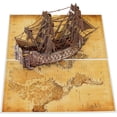thumbnail image 6 of Sailboat Tall Ship Pop Up Card,3D Greeting Card, Thank You Card, Boat Card, Pop Up Birthday Card, Fathers Day Card, Graduation, Retirement, Anniversary, Get Well, Congratulations, 6 of 6