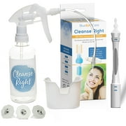 Cleanse Right - Ear Wax Removal Tool Kit- Electronic Ear Wax Remover, Soft Silicone Spiral Earwax Remover Tool, Wash Basin, 8 Ear Curettes, 20 Disposable Tips! - Cleaner Tool to Remove Ear Blockage