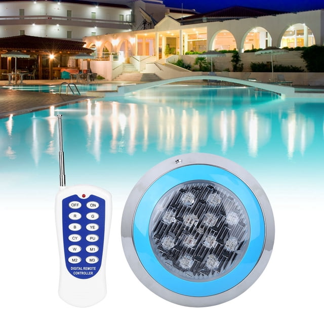 Easy to install Remote Control Pool Light Underwater Light, Hot Tub for Christmas Pool Pond