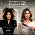 thumbnail image 5 of Aima Beauty Hair Dryer Brush Set, 3 in 1 Blow Dryer Brush with Interchangeable 1” & 1.25” Round Barrels, Ionic Technology for Frizz-Free Volume, Purple, 5 of 9