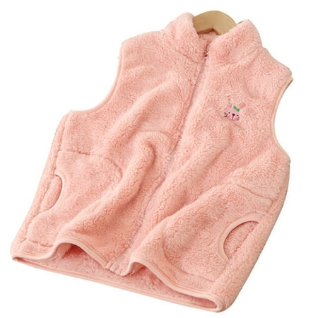 

Aompmsdx Toddler Girls Winter Cartoon Rabbit Zippered Coat Jacket Thicken Warm Outwearparty Dresses