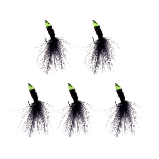 Almencla 10 Pieces Fly Fishing Baits Fishing Bait with Hooks