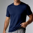 thumbnail image 5 of JTSRKL Mens Mesh Quick Dry Sport Tees Short Sleeve Crewneck Breathable Lightweight Shrits Summer Athletic Gym Running Training Casual Daily Top, 5 of 8