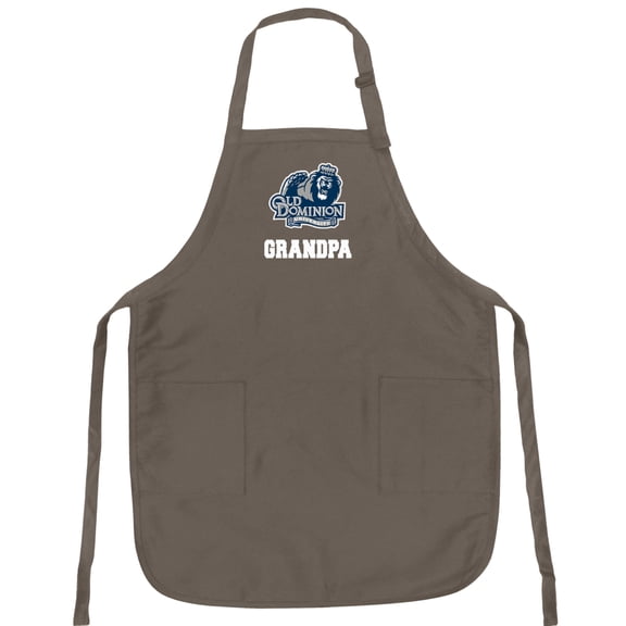 Old Dominion University Grandpa Apron ODU Grandpa APRONS w/ Pockets & Adjustable Neck