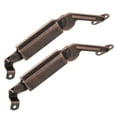 thumbnail image 1 of 2 Pcs Left Right Spring Lid Hinge, Lid Stay Support Hinges for Box Cabinet, Reddish Bronze, 1 of 5