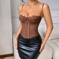 thumbnail image 3 of Women's Lace Camisole, Brown, 3 of 5