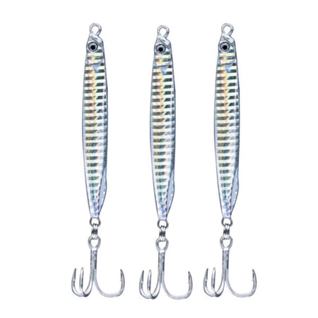 Saltwater Fishing Lures Jigs Spoons For Striped B Pompano Spanishkerel Bluefish