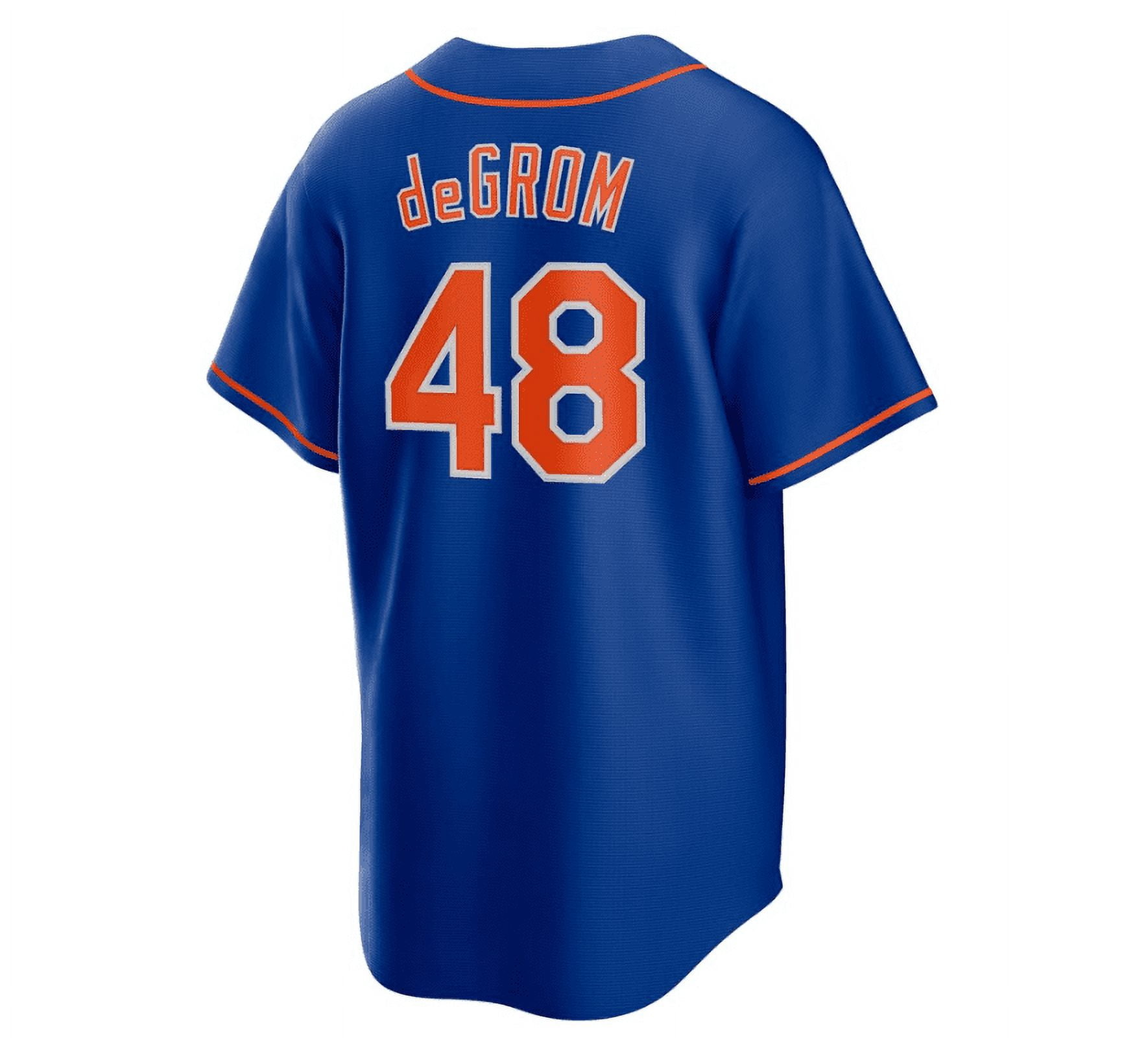 Men's New York Mets Baseball Jersey DEGROM 48# LINDOR 12# SENGA 34