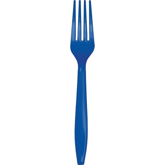 Touch of Color Cobalt Blue Plastic Forks 24 Pack 010047LX