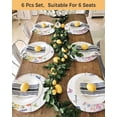 thumbnail image 4 of 15 Inch Round Placemats Set of 4, Grey Easter Non Slip Heat Insulation PP Table Mats, Spring Watercolor Tulip Flower Plant Wood Grain Washable Place Mats for Kitchen Dining Party Table Decor, 4 of 7
