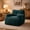 Green, variant on Peispie Floor Lounge Chair, Plush Accent Armchair with Padded Back and Armrests, Comfy Reading Chair for Living Room Bedroom Dorm, Cream White