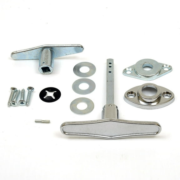 Garage Door Lock T - Handle Assembly (No Keys)