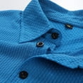 thumbnail image 6 of yillto Men Shirts Collared Casual Business Long Sleeve Button down Slim Fitting Pullover Shirt Tops, 6 of 8