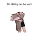 thumbnail image 3 of Jumpingount Poncho grueso de invierno frío para mujer con capa de borlas, chal cálido, accesorio de vestir para viajes al aire libre, informal Accesorios de disfraces gris rosa Jumpingount AP013518-07, 3 of 6
