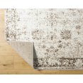 thumbnail image 5 of Hauteloom Qadan Living Room, Bedroom Area Rug - Traditional - Ivory, Dark Brown, Light Brown - 18" x 18" Sample, 5 of 7