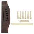 thumbnail image 4 of Ensemble de Pont de Guitare, Ensemble de Pont de Guitare Preslotté Pièces de Ponts de Guitare Ensemble de Pont de Guitare Preslotté Design Convivial, 4 of 8