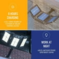 thumbnail image 4 of Bewildely Farola solar para jardín, patio, luces montadas en la pared, lámpara impermeable con Sensor para exteriores, equipo de iluminación, lámparas Iluminación y accesorios tipo 3 Bewildely HA073611-03, 4 of 6