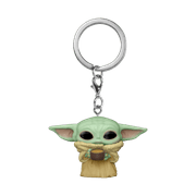 Funko POP! Keychain: Mandalorian - The Child with Cup