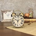 thumbnail image 5 of Dual Alarm Clock，4-Inch Twin Bell Alarm Clock, Table Desk Alarm Clock Battery Operated with Backlight Loud for Heavy Sleepers Bedroom, 5 of 9