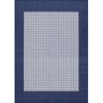 thumbnail image 1 of Couristan 10056500039055T 3 ft. 9 in. x 5 ft. 5 in. Recife Checkered Field Power Loomed Rectangle Area Rug - Ivory & Indigo, 1 of 10