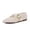 Cream, variant on Wit Hand Woven Womens Flats, Comfortable Mary Jane Ballet Flat with Adjustable Buckle Braided Strap and Cushioned Memory Foam
