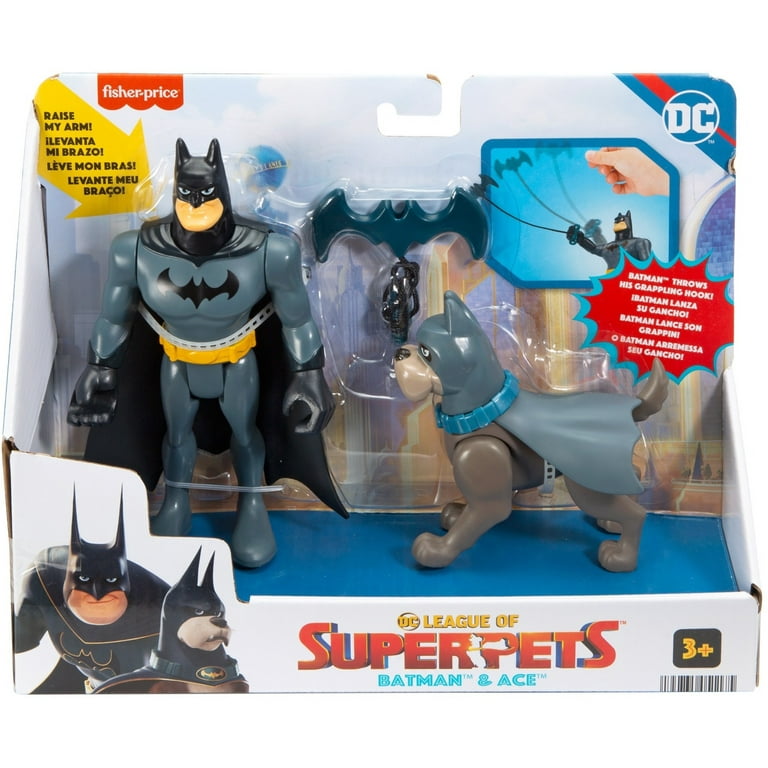 フィッシャープライス　バットマン Fisher-Price DC League of Super-Pets Batman & Ace the Hound
