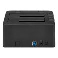 thumbnail image 4 of StarTech.com Dual-Bay USB 3.0 to SATA Hard Drive Docking Station, USB Hard Drive Dock, External 2.53.5 SATA IIIIII, SSDHDD Docking Station, Hot-Swap Hard Drive Bay - Top-Loading - Storage controller - 2.5", 3.5" - SATA 6Gb/s - USB 3.0 - black - for P/N: SVA12M5NA, 4 of 9