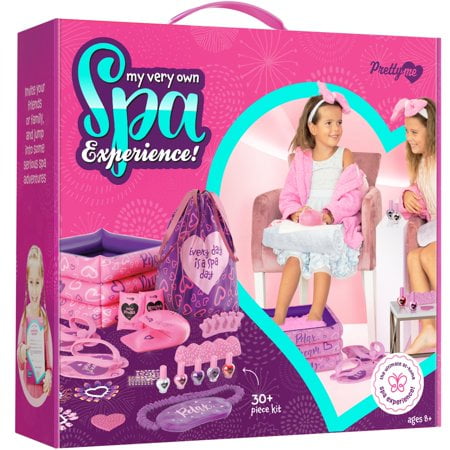 Spa Day Kit for Girls - Kids Manicure Pedicure Gift Set for Ages 5 6 7 8 9 10 Year Old Girl Gifts - Kid Foot - Nail Kit - 6 Year Old Birthday Gift Ideas - Children Toys Age 6-8 6-7 5-7 Years