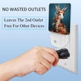 thumbnail image 3 of Floral LED Square Night Light - Energy Efficient and Stylish Illumination for any Room, 3 of 6