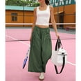 thumbnail image 6 of Women's Casual Pants Women's Loose Wide Leg Track Pants Pockets Elastic Waist Hiking Pants, Women's Casual Pants L, 6 of 8