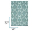 thumbnail image 6 of Livabliss Outdoor Rugs, 9x13 Alfresco Cottage Blue Area Rug for Patio, Porch, Deck, Backyard, Waterproof Indoor Outdoor Carpet (8'10" x 12'10"), 6 of 9