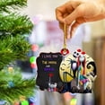 thumbnail image 2 of Adornos para árboles de Navidad, 6 piezas de colgantes de acrílico, bonitos adornos de pesadilla para árboles de Navidad, decoración colgante para interiores de casas, fiestas de Halloween, adornos pa, 2 of 7