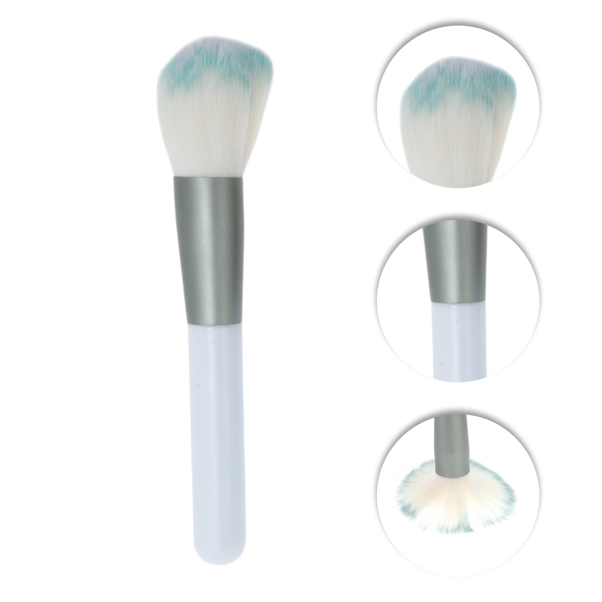 Unique Bargains 12 Pcs Lightweight Makeup Brush for Travel Blue