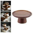 thumbnail image 4 of Soporte de madera para tartas, plato de exhibición de postres, pedestal alto de madera para postres y tartas de mesa. S, 4 of 9