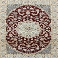 thumbnail image 1 of Ahgly Company Machine Washable Indoor Square Traditional Sepia Brown Area Rugs, 8' Square, 1 of 7
