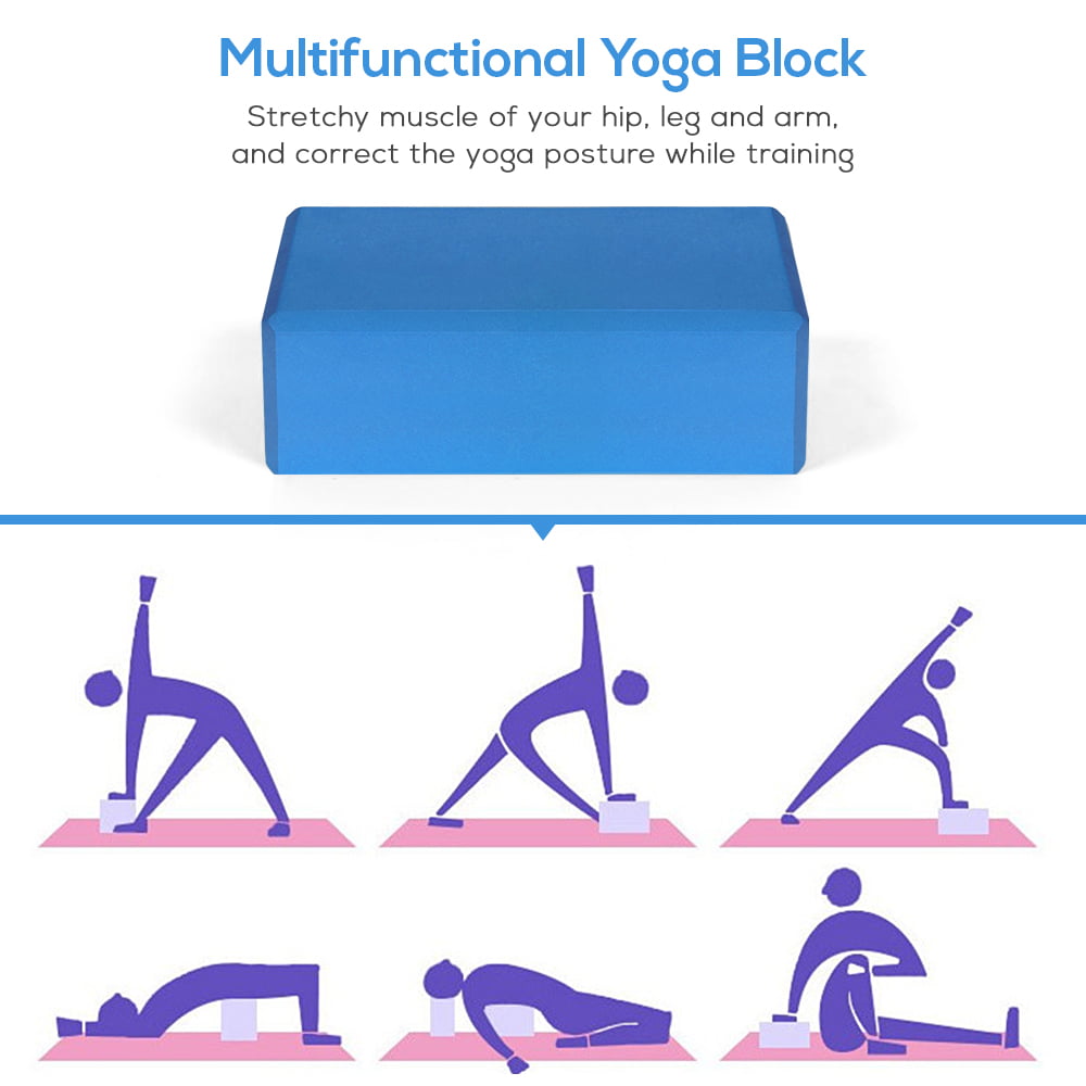 Details about   1pcs EVA Yoga Blocks 1pcs Cotton Yoga Strap Stability Blocks Yoga Strap Set Z9P0 