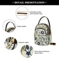 thumbnail image 4 of FORMRS Crossbody Bag for Women Quilted Travel Shoulder Cell Phone Purse with Chain Strap Handbag, Light Floral, 4 of 7