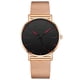 thumbnail image 1 of Reloj de cuarzo para hombre, relojes para hombre Reloj de cuarzo fino con correa de malla para hombre Reloj de cuarzo, 1 of 3