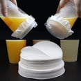 thumbnail image 5 of Película de papel a prueba de fugas de forma redonda, junta a prueba de derrames de café, películas de papel a prueba de fugas, sellado de té con leche, blanco, 5 of 5