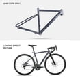 thumbnail image 2 of Cuadro de bicicleta de carreras 700C, Cable interno completo, freno de disco, aleación de aluminio para ciclismo, 2 of 5