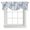 SteelBlue, variant on Tie Up Valances for Windows, Blue Grey Leaves Adjustable Valance Curtains Window Treatment for Living Room/Bedroom, Watercolor Branches Vintage Forest Rod Pocket Kitchen Curtains & Drapes 54x18 Inch