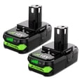 thumbnail image 1 of Batería Bonacell de litio de 18 V y 4 Ah para herramientas Ryobi, paquete de 2, 1 of 7