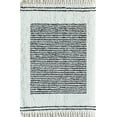 thumbnail image 2 of Rugs America BT35D Snow Veil Stripe Shag White Area Rug, 2'6" x 8', 2 of 6