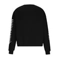 thumbnail image 4 of Men's Loose Rugby Print Crewneck Sweatshirts Long Sleeve Casual Pullover Workout Tee Shirt Tops, 4 of 4
