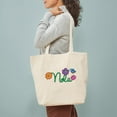 thumbnail image 3 of CafePress - Nola Flowers Tote Bag - Unisex Canvas Tote Bag, Beige, 1-Piece, 3 of 7
