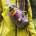 thumbnail image 4 of Water Bottle Holder with Strap, Insulation Water Bottle Carrier Bag with Phone Pocket, Crossbody Water Bottle Holder for Hiking Walking Gray, 4 of 6